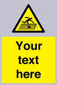 Custom Figure on Roof Sign